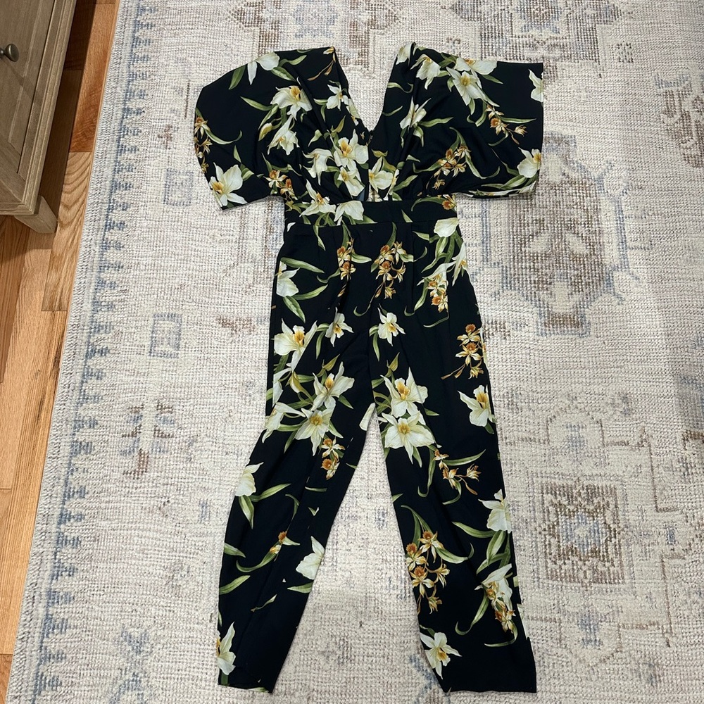 ASOS floral jumpsuit